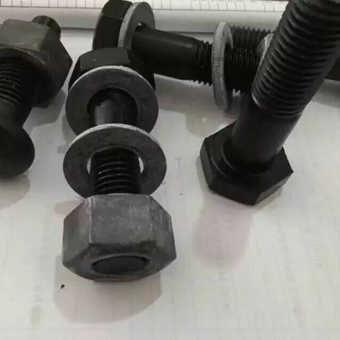 邯鄲市廠家直銷 鋼結構螺栓 連接副GB1228 M22*80-150-10.9級調質螺栓圖片_高清圖_細節(jié)圖-邯鄲市尚鼎緊固件制造 -